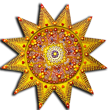 SOLD - Mandala sun