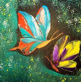 SOLD - Butterfly Mating