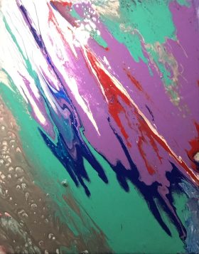 SOLD - Colorful Lava Volcano