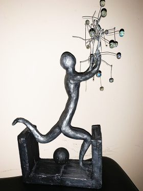 SOLD - Sculpture - Universe in Motion