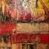 Red and Gold(1) - Abstract Acrylic Painting
