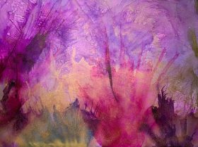 SOLD - Glittering and colorful