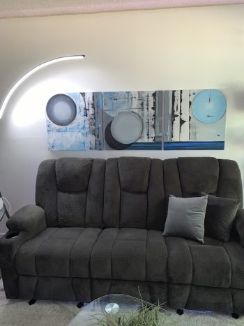 Set of 3 acrylic paintings