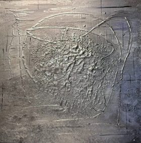 Acrylic painting with texture