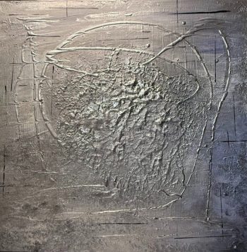 Acrylic painting with texture