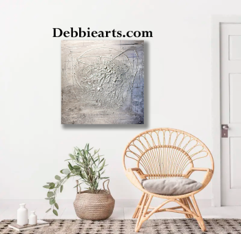 Acrylic painting with texture - Image 2